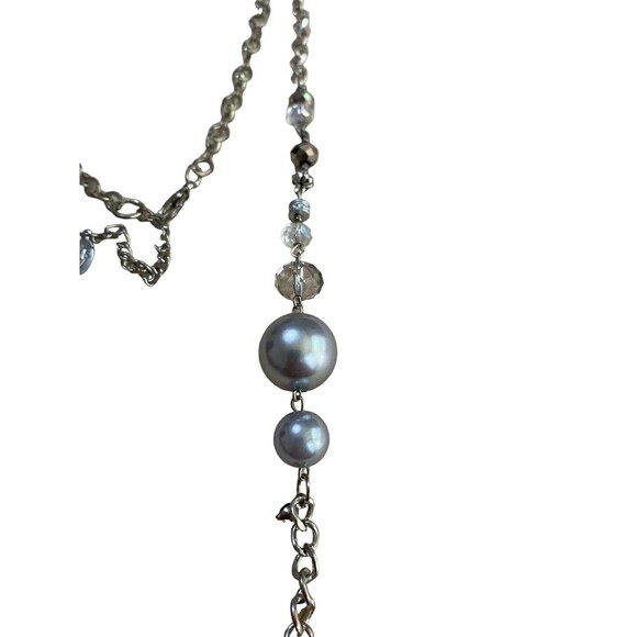 Couture Gems Chain and Bead Long Necklace - Picture 2 of 4